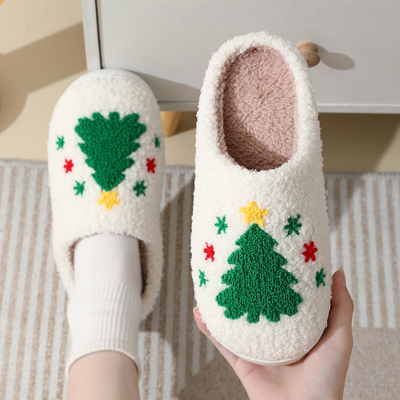 Christmas Warm Furry Slippers