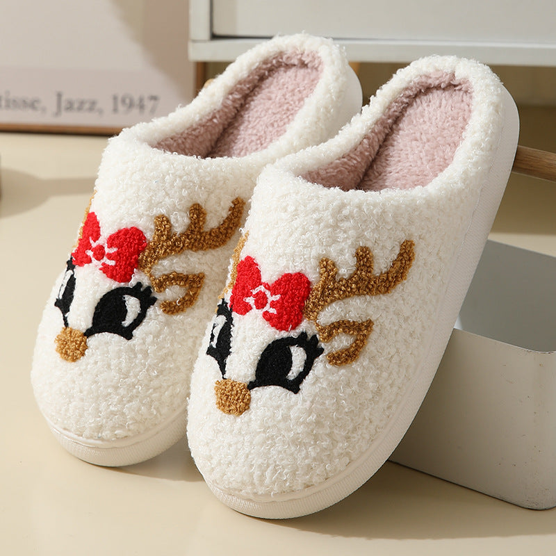 Christmas Warm Furry Slippers
