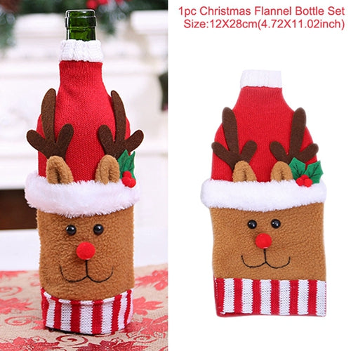 Christmas Decorations Christmas Wine Bottle Socks